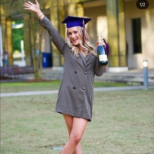 Lovers + Friends Olive Green Blazer Dress